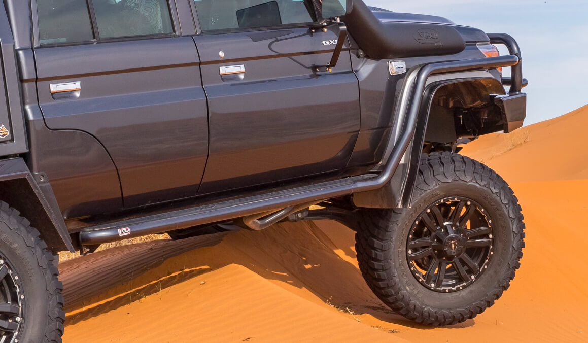 Side Rails & Side Steps Landcruiser 70 Series 2007 ARB 4x4 Accessories