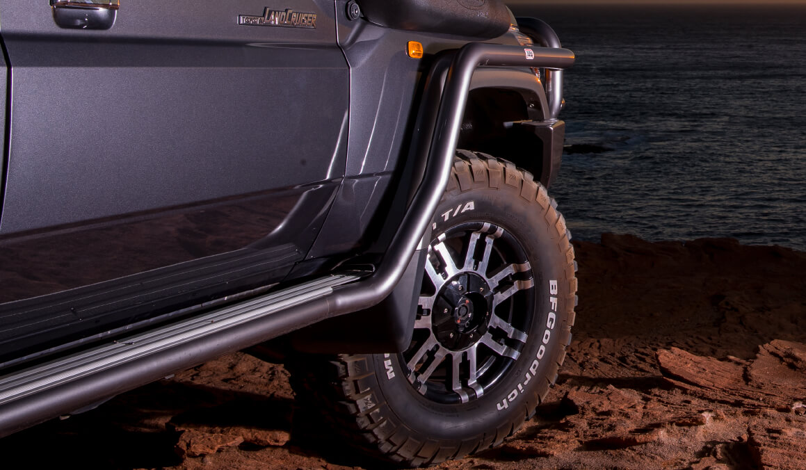 Side Rails & Side Steps Landcruiser 70 Series 2007 ARB 4x4 Accessories