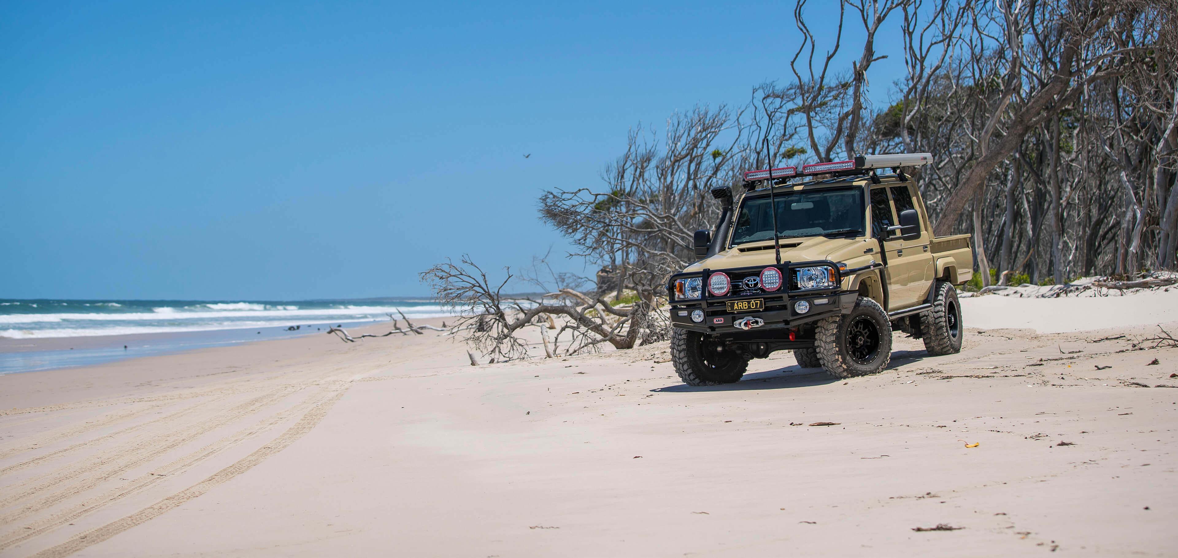 Side Rails & Side Steps Landcruiser 70 Series 2007 ARB 4x4 Accessories